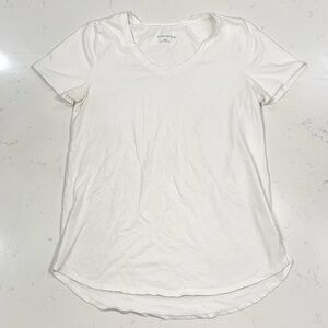 Soft Surroundings Cotton V-Neck Short-Sleeve Tunic, Women’s S